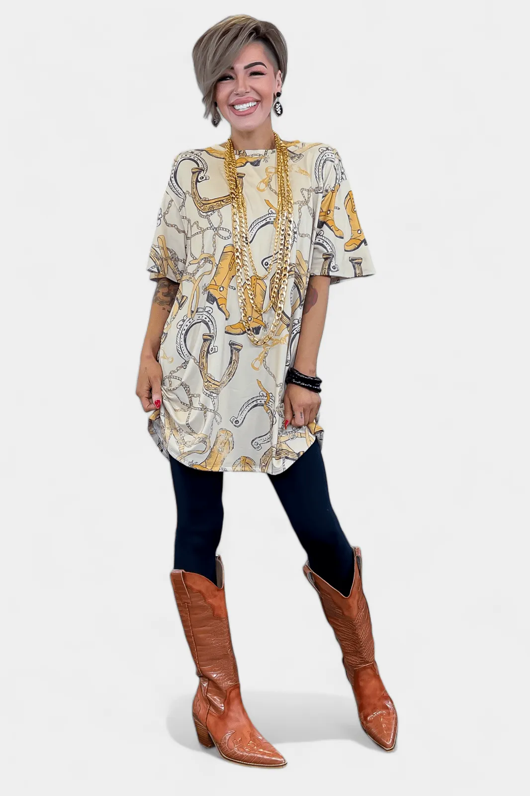 Western Jersey Dress sold by ZZs