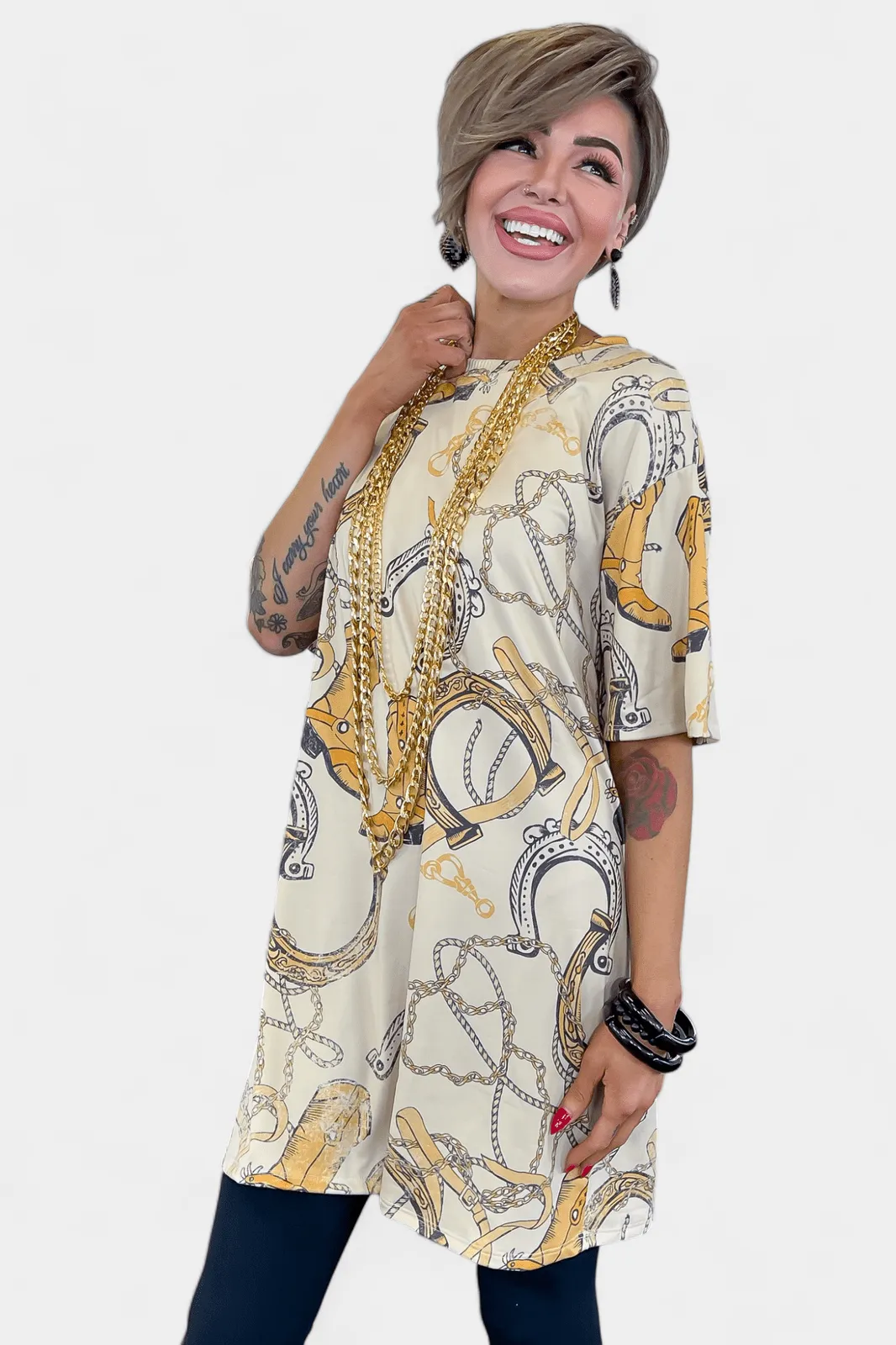 Western Jersey Dress sold by ZZs product image thumbnail 2