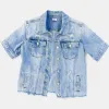 Short Sleeve Denim Jacket sold by ZZs