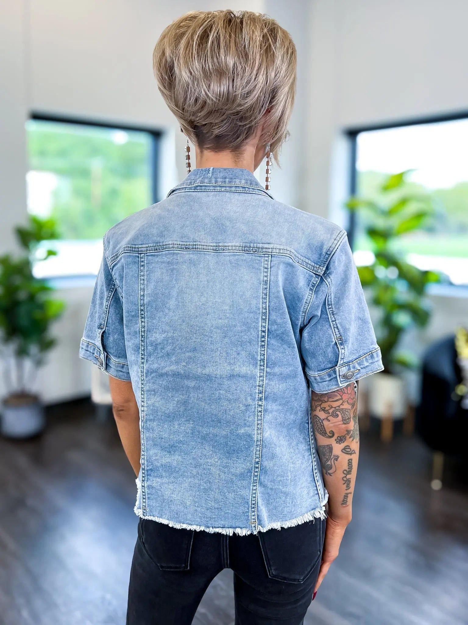 Denim Let's Escape Denim Jacket sold by ZZs product image thumbnail 5