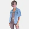 Short Sleeve Denim Jacket sold by ZZs