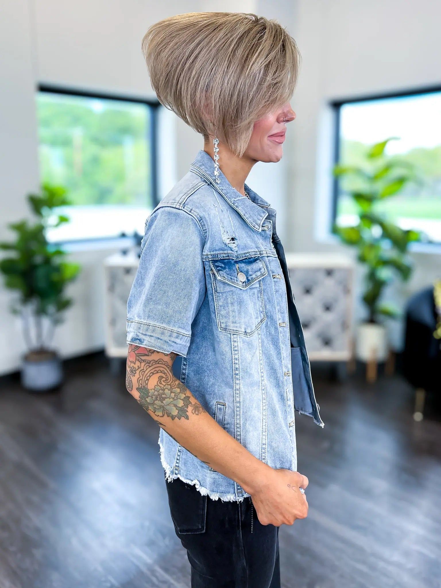 Denim Let's Escape Denim Jacket sold by ZZs product image thumbnail 3