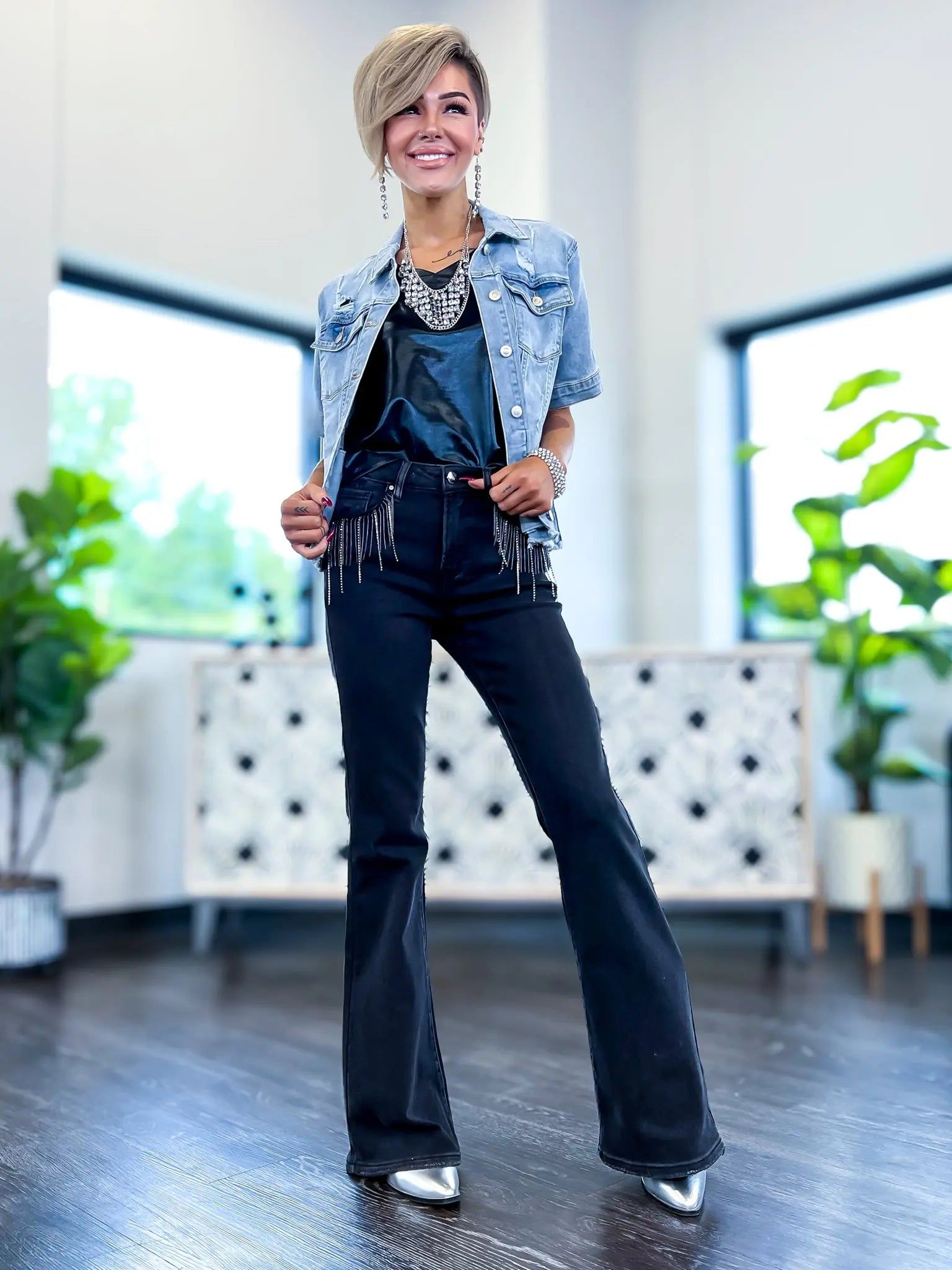 Denim Let's Escape Denim Jacket sold by ZZs product image thumbnail 2