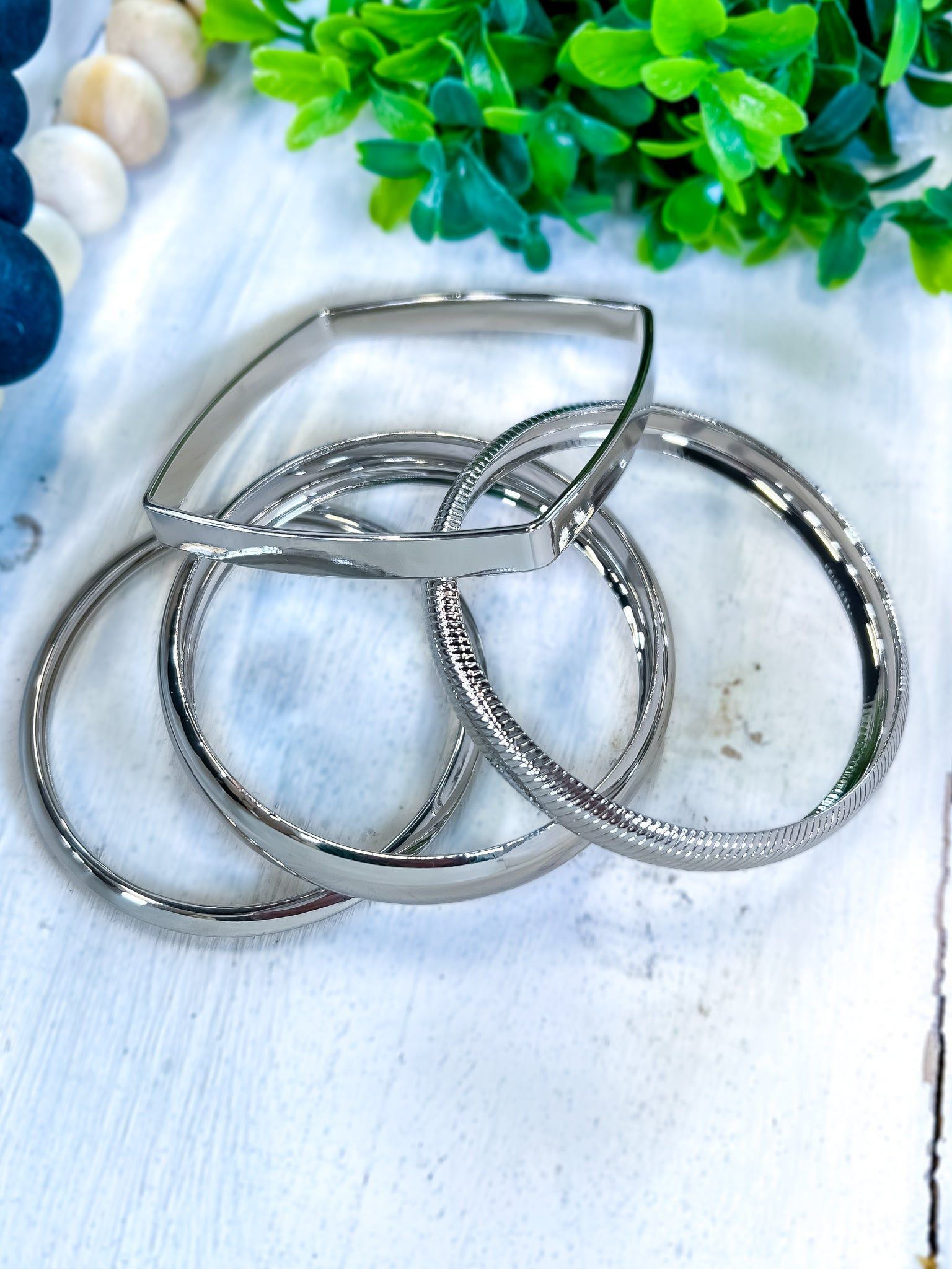 Silver Metal Bangle Bracelets sold by ZZs product image thumbnail 2