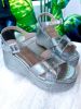 Silver Metallic Platforms sold by ZZs