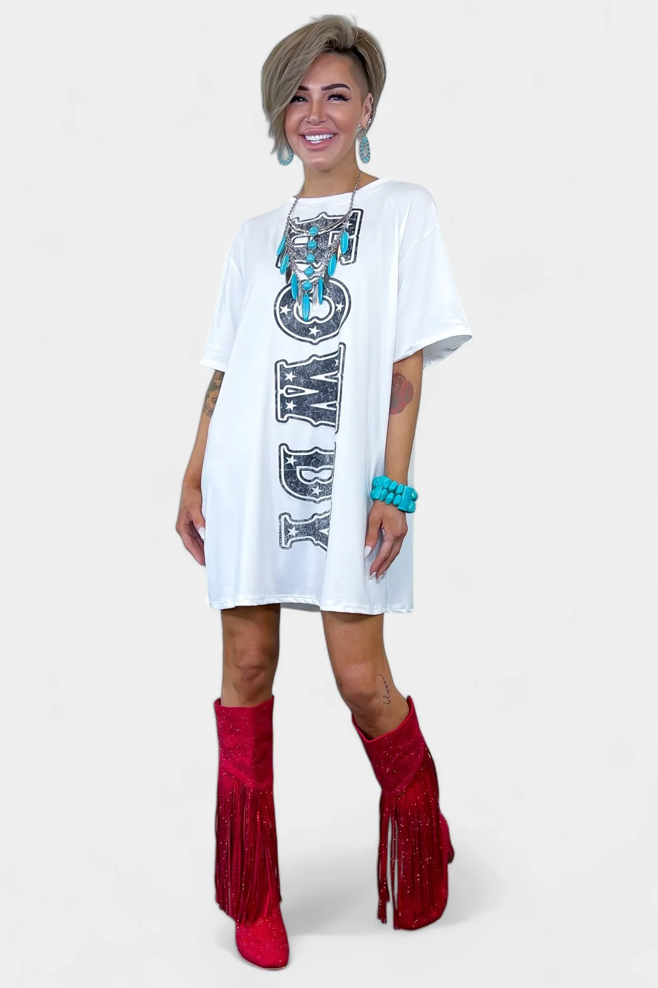 Howdy Jersey Dress sold by ZZs product image thumbnail 2