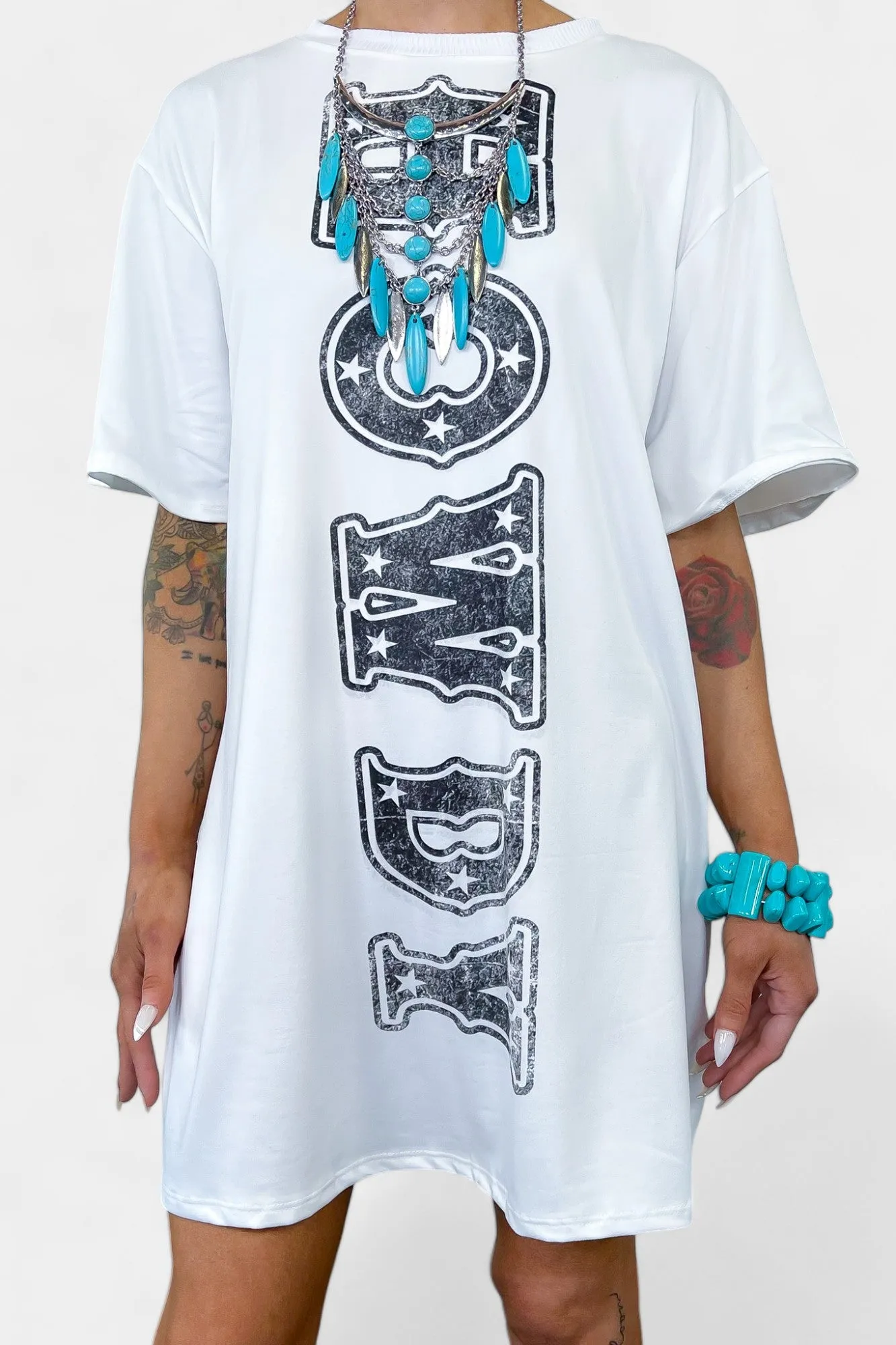 Howdy Jersey Dress sold by ZZs product image thumbnail 5