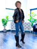 Yolo Boots | Black Glitter sold by ZZs