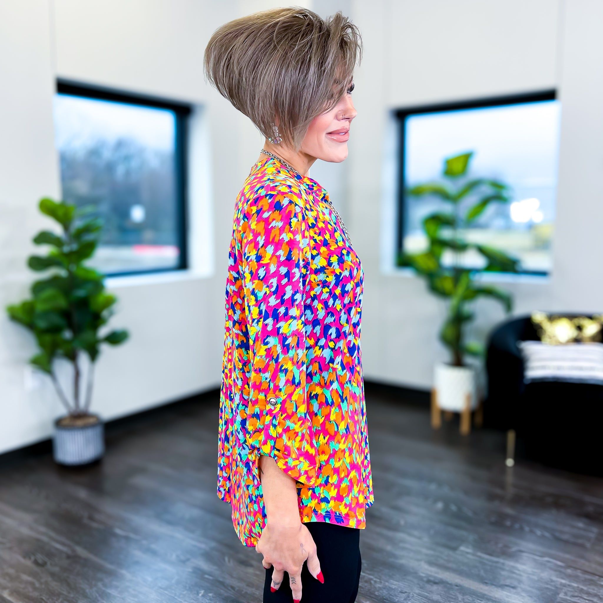 Magenta Multi Animal Lizzy Top sold by ZZs product image thumbnail 5