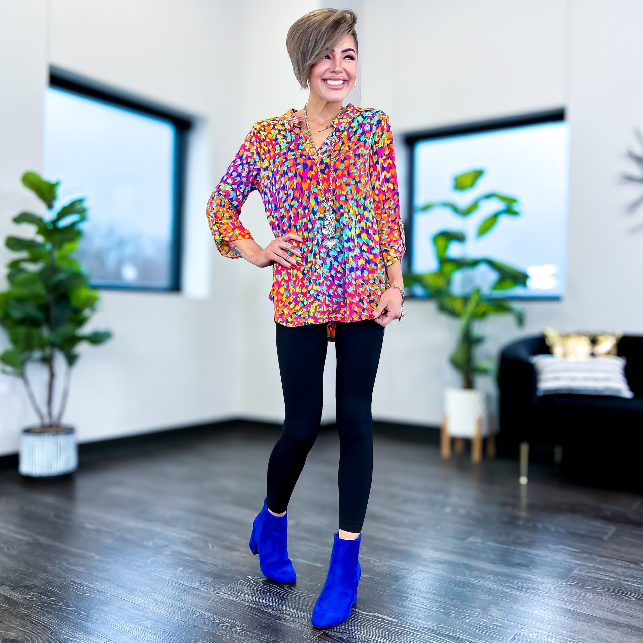 Magenta Multi Animal Lizzy Top sold by ZZs product image thumbnail 3