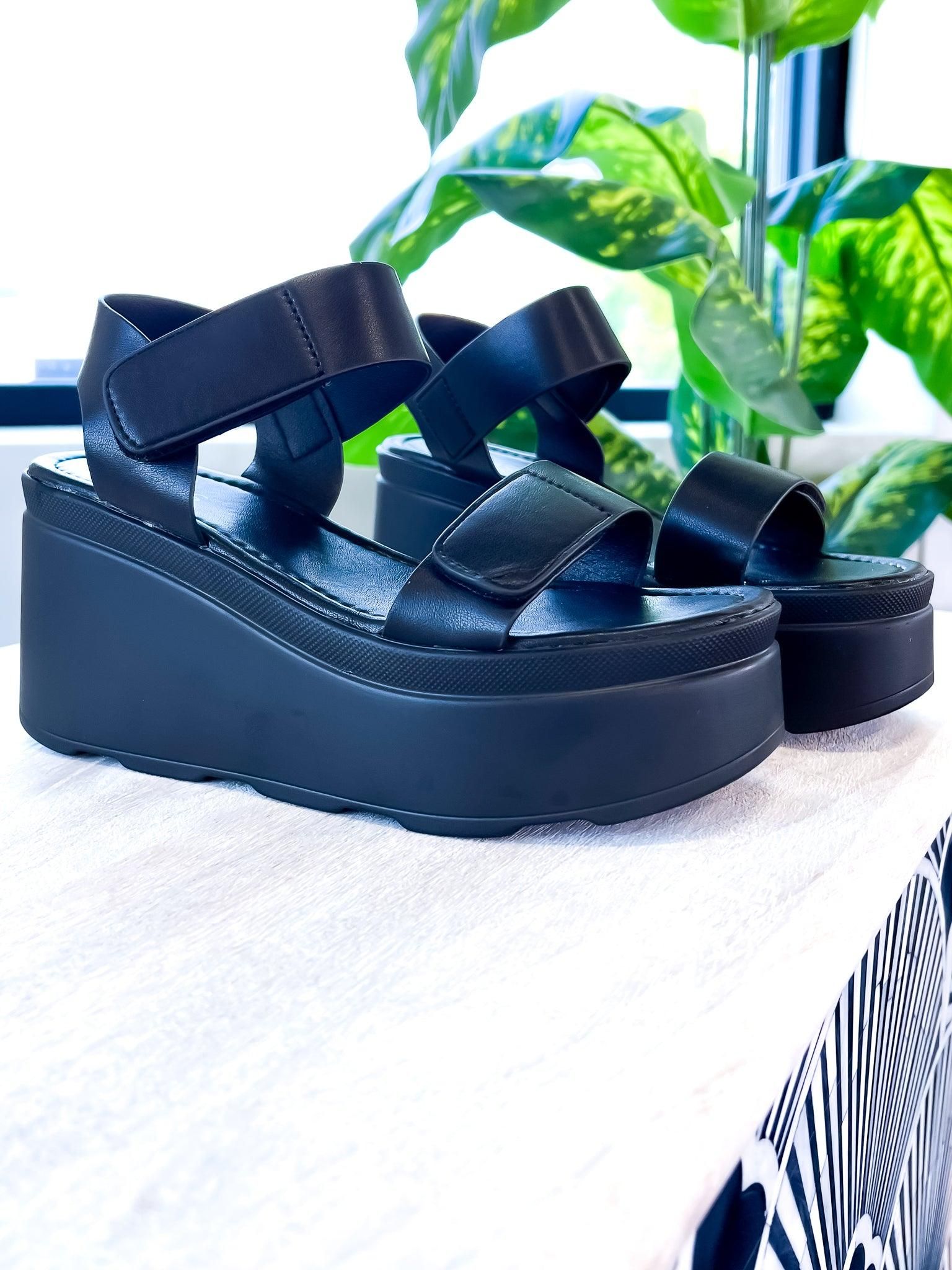 Ronda Platform Sandals | Black sold by ZZs product image thumbnail 4