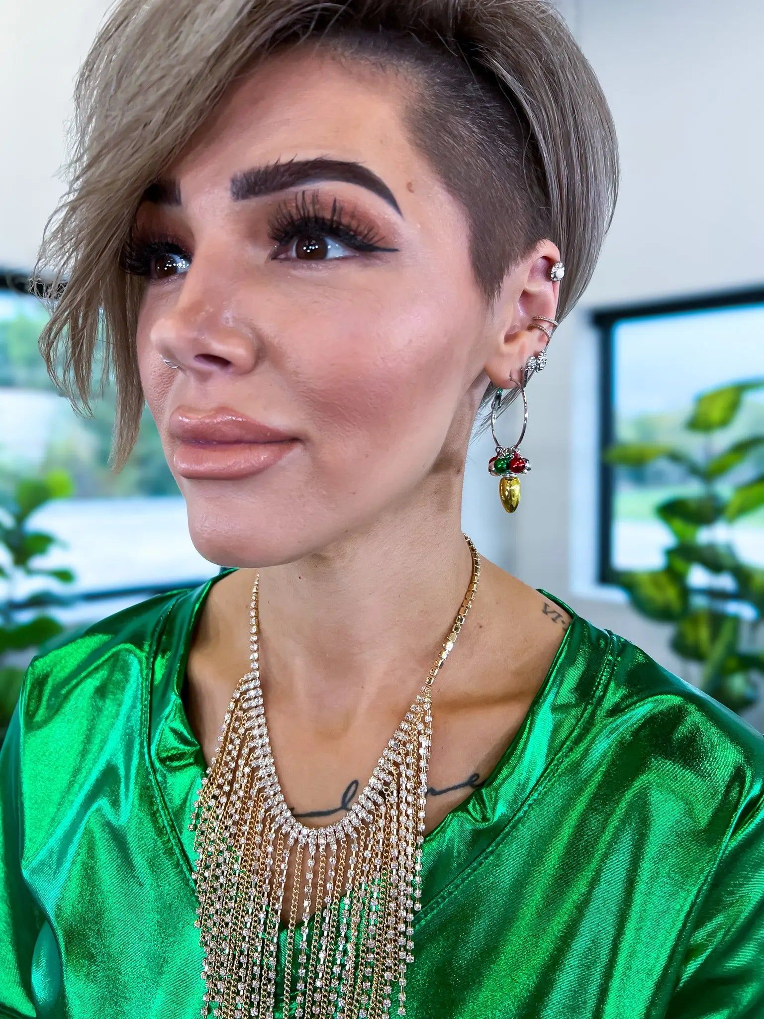 Christmas Bell Hoop Earrings sold by ZZs product image thumbnail 2