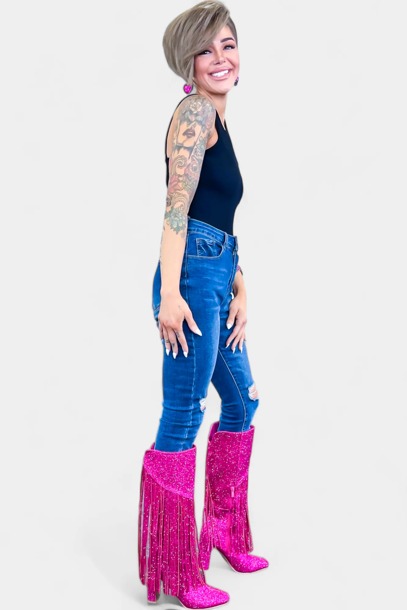 Black Asymmetric Ribbed Bodysuit sold by ZZs product image thumbnail 5