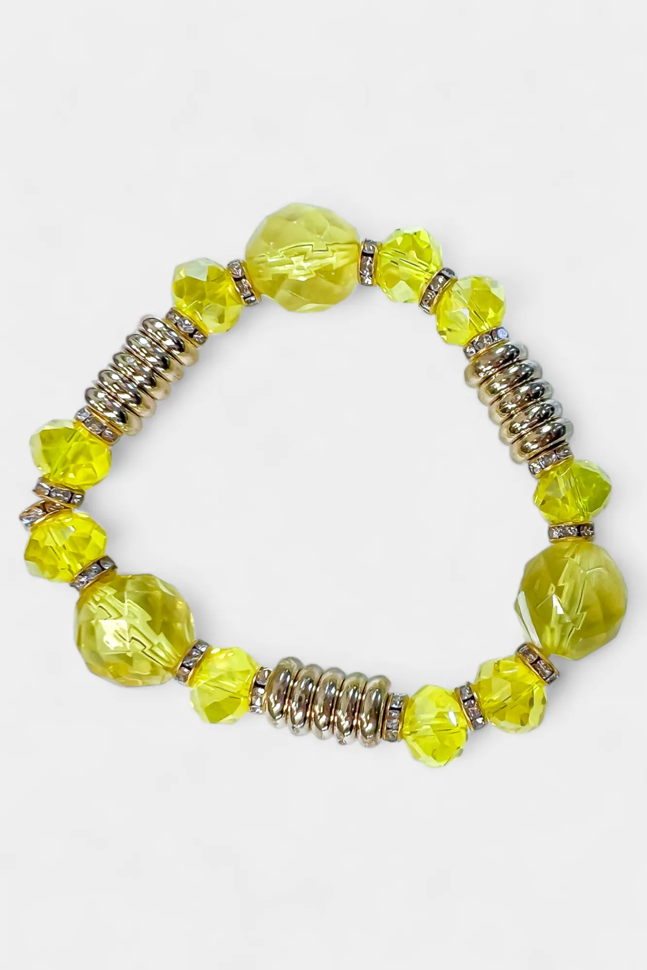 Yellow Stone Stretch Bracelet sold by ZZs