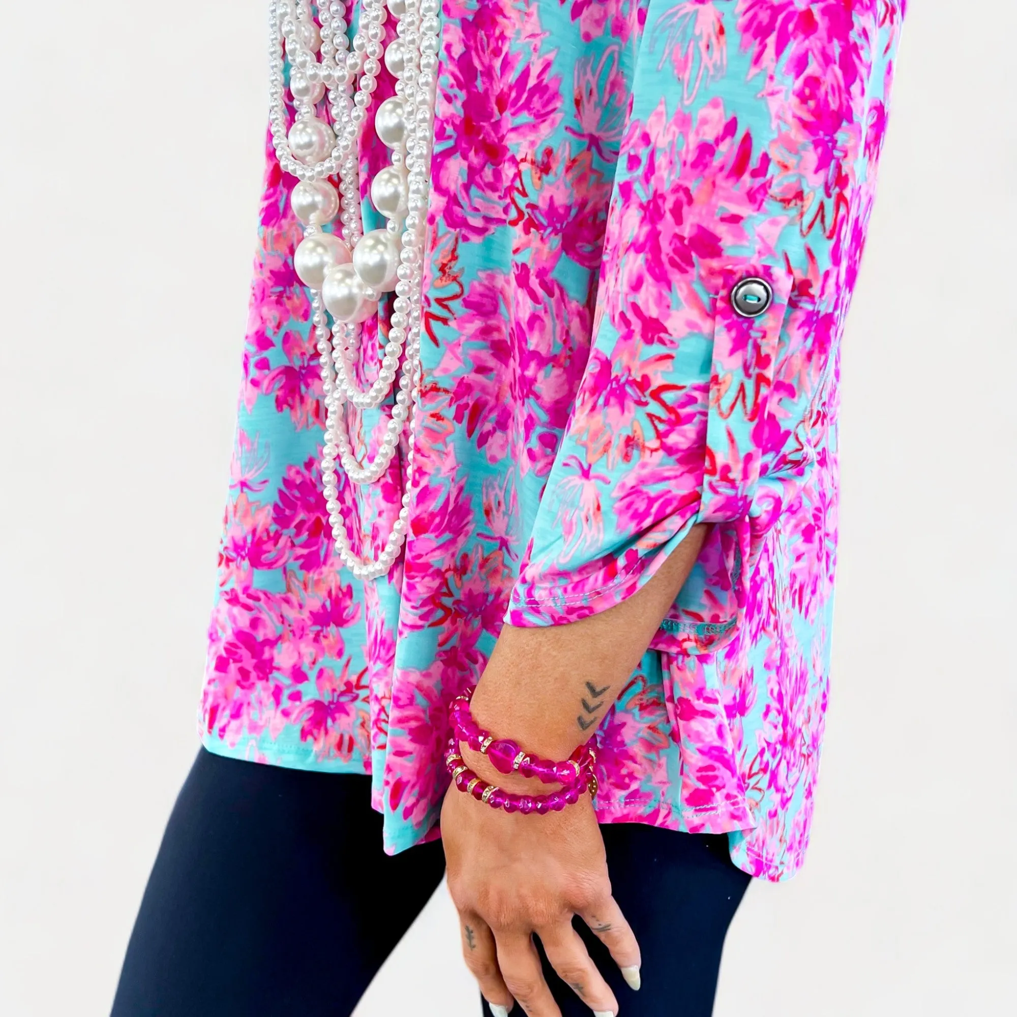 Mint Multi Floral Lizzy Top sold by ZZs product image thumbnail 4