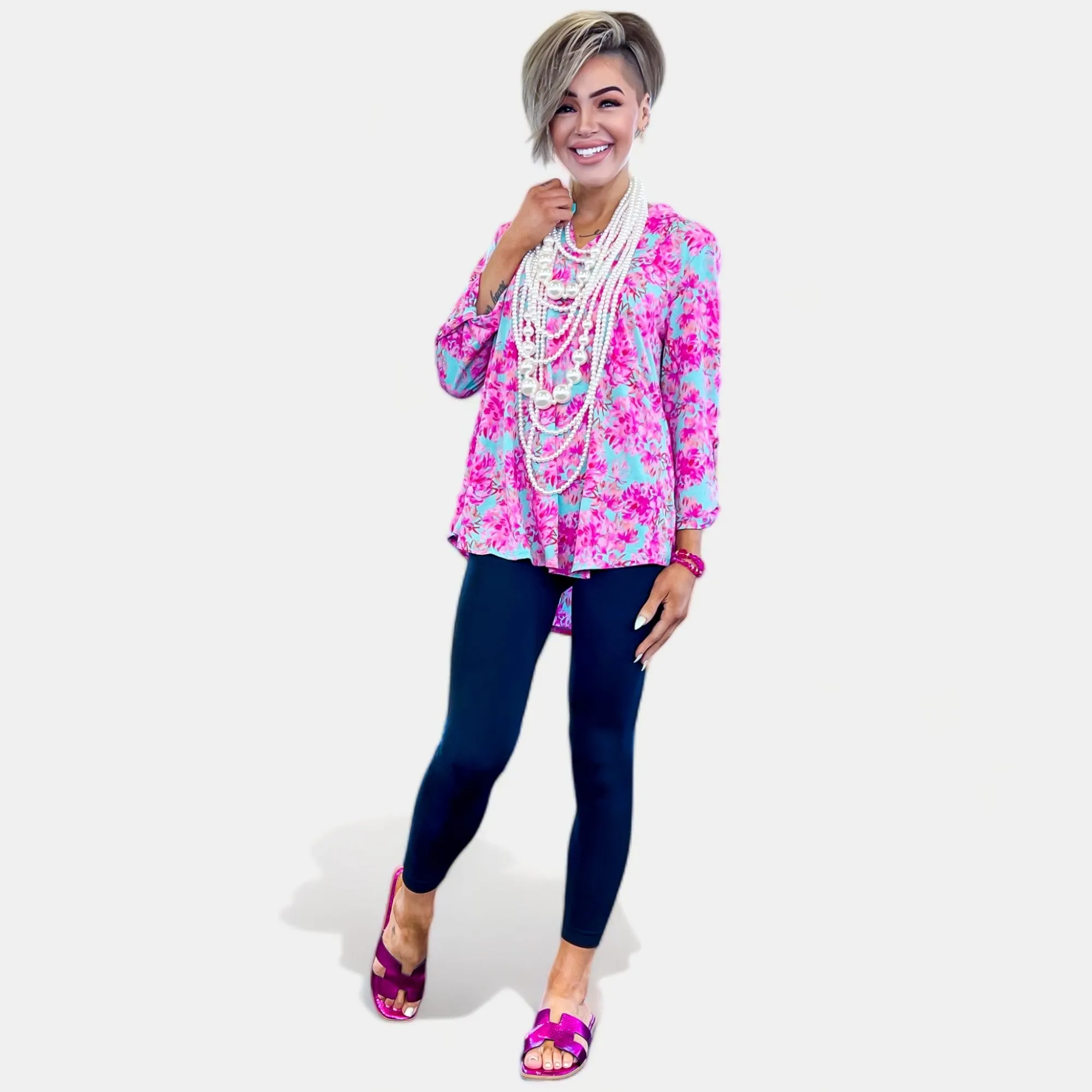 Mint Multi Floral Lizzy Top sold by ZZs product image thumbnail 3