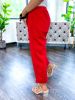 Red Higher Standards Pants [NO RETURNS] sold by ZZs