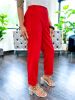 Red Higher Standards Pants [NO RETURNS] sold by ZZs