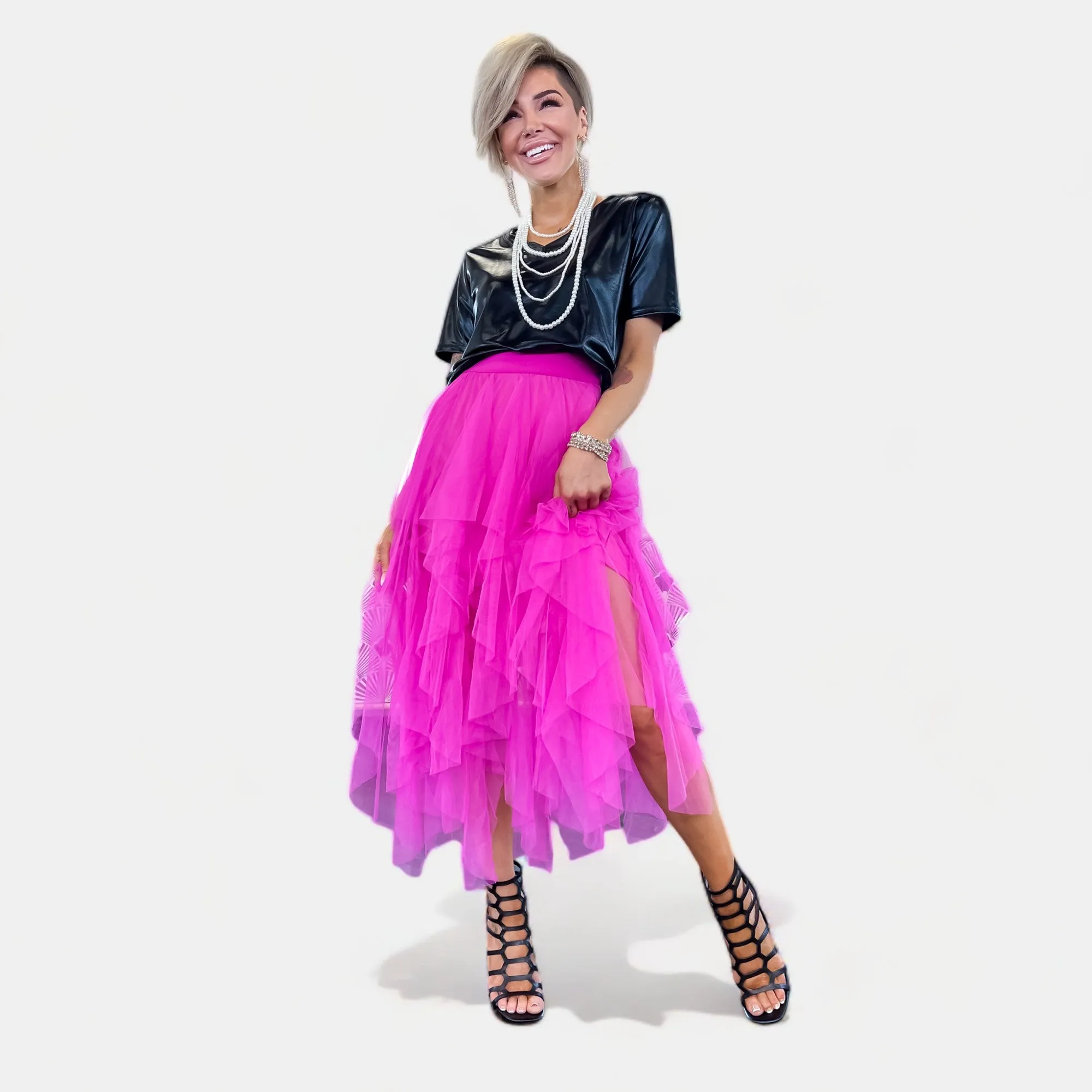 Black Strappy Gladiator Heels sold by ZZs product image thumbnail 3