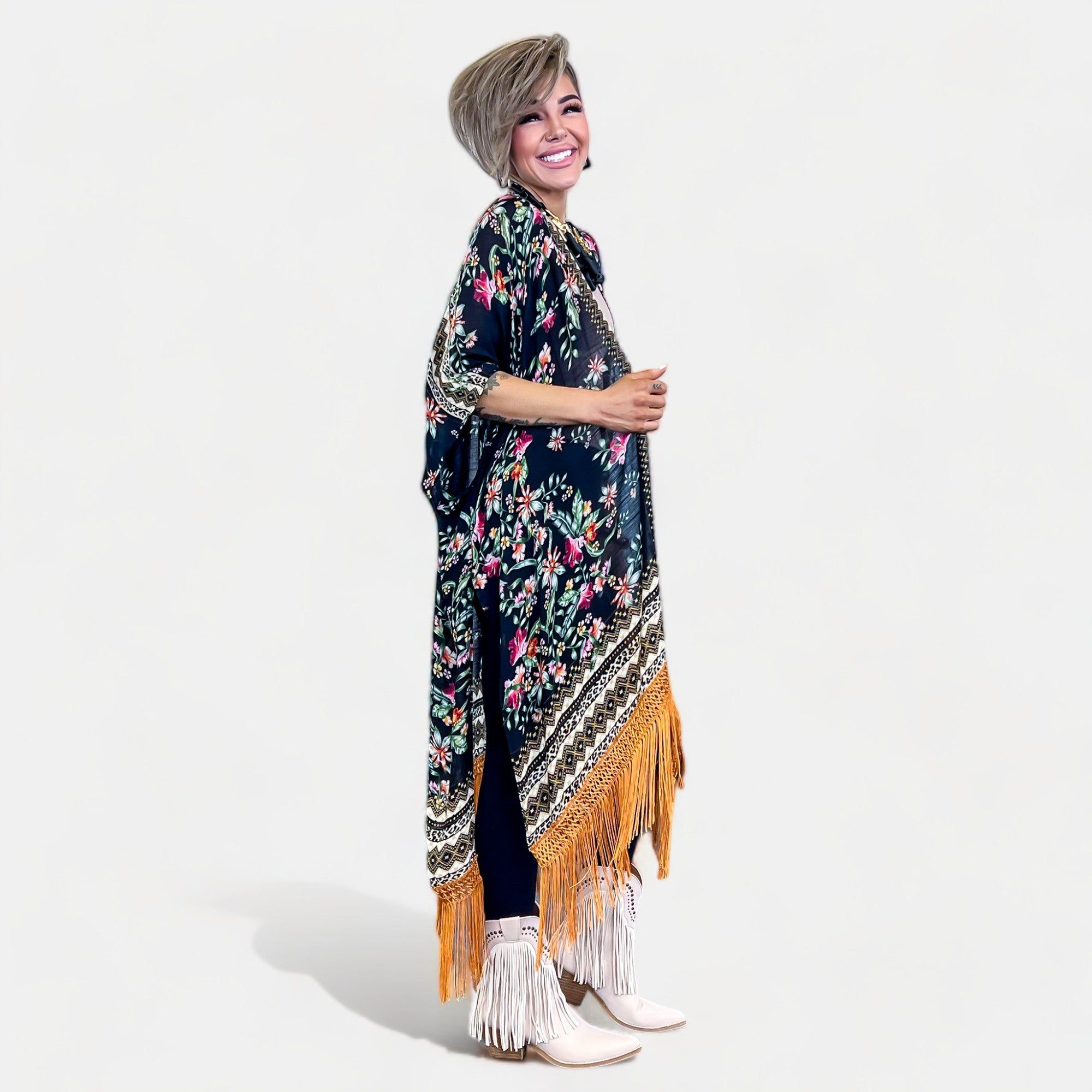 Gallia Floral Kimono sold by ZZs product image thumbnail 4