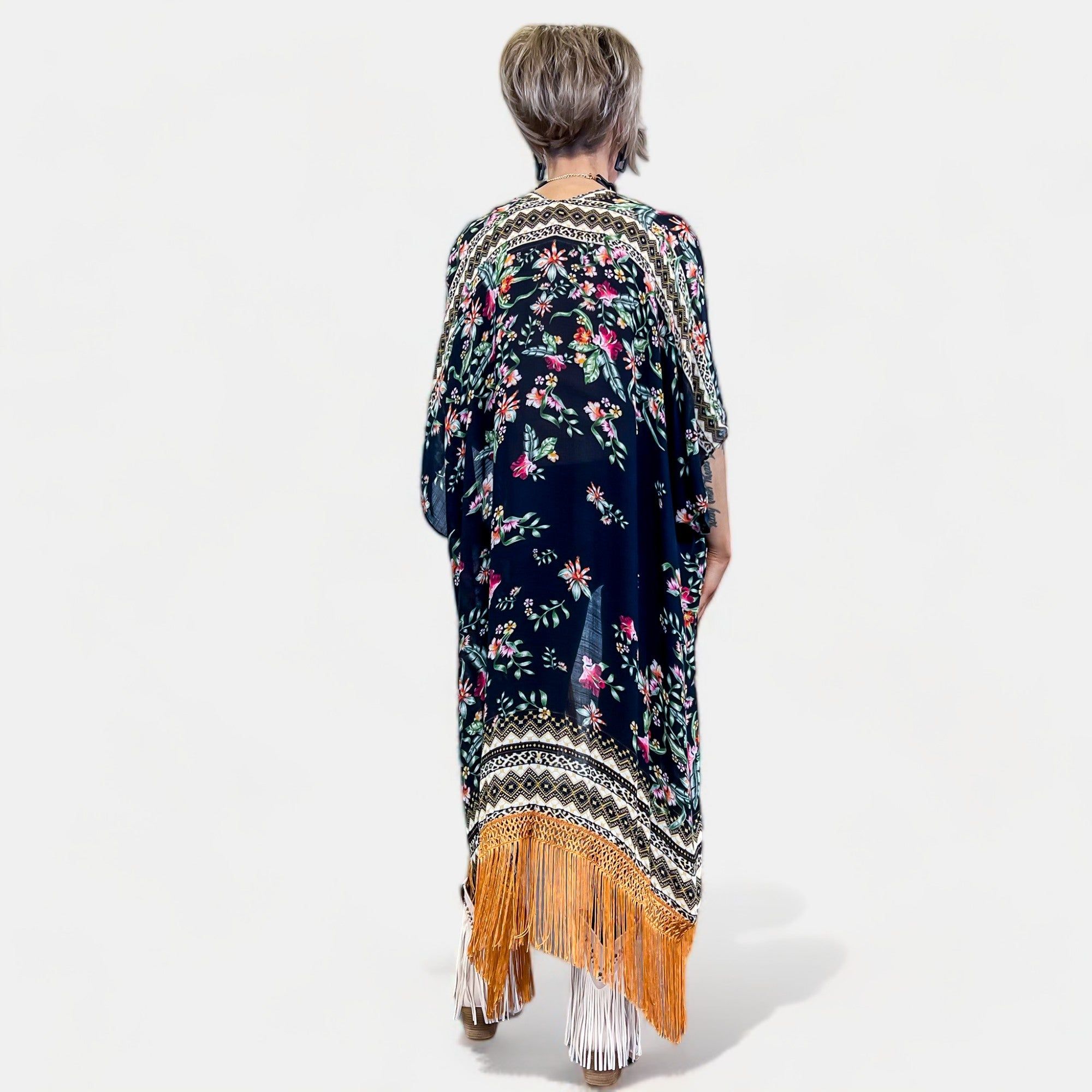 Gallia Floral Kimono sold by ZZs product image thumbnail 5