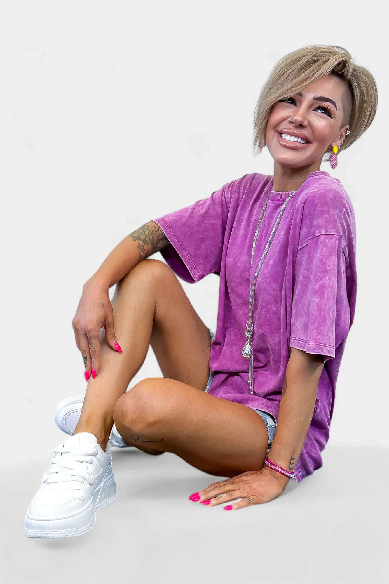 Oversized Washed Short Sleeve Top sold by ZZs product image thumbnail 2