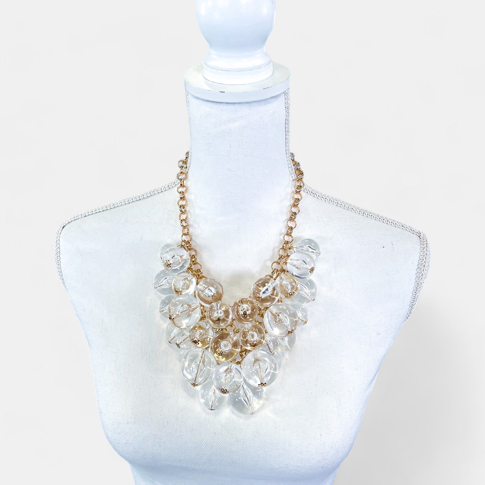 Clear Chunky Bead Necklace sold by ZZs product image thumbnail 5