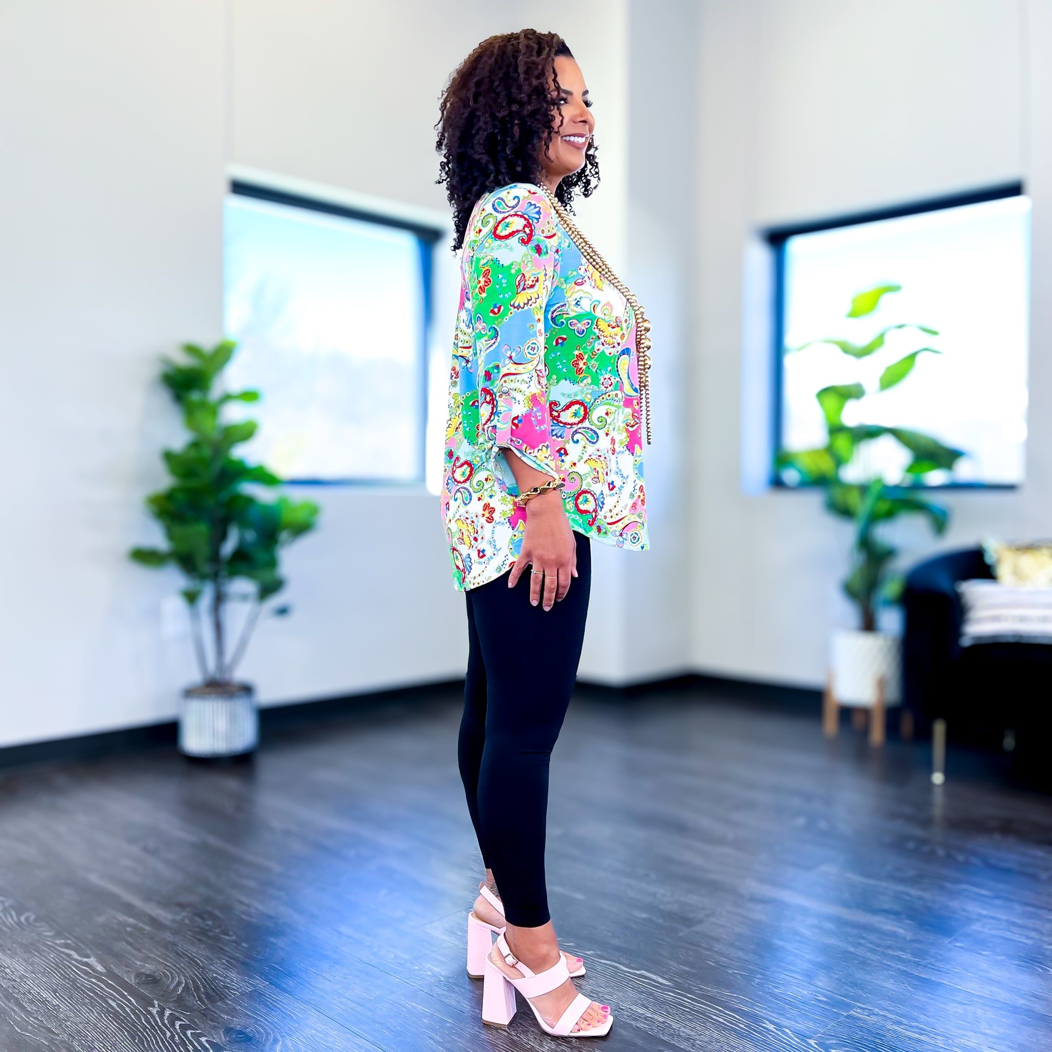 Blue & Green Multi Lizzy Top sold by ZZs product image thumbnail 5