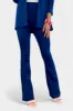 Navy High Waisted Flare Pants [NO RETURNS] sold by ZZs