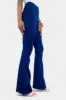 Navy High Waisted Flare Pants [NO RETURNS] sold by ZZs