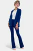 Navy High Waisted Flare Pants [NO RETURNS] sold by ZZs