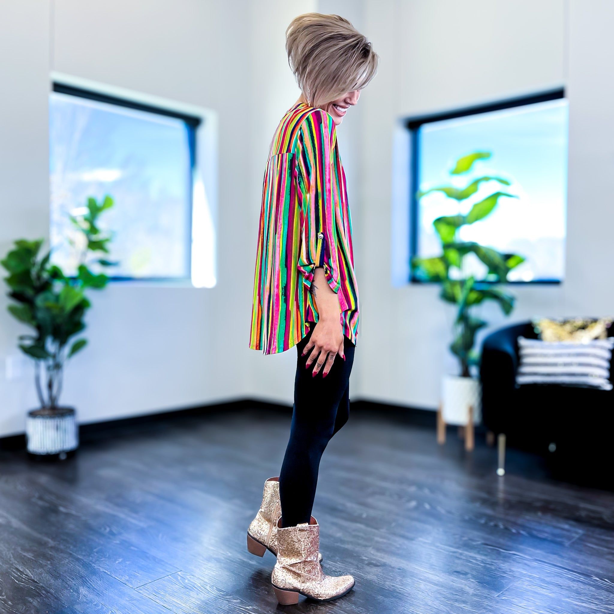 Multi Stripe Lizzy Top sold by ZZs product image thumbnail 4