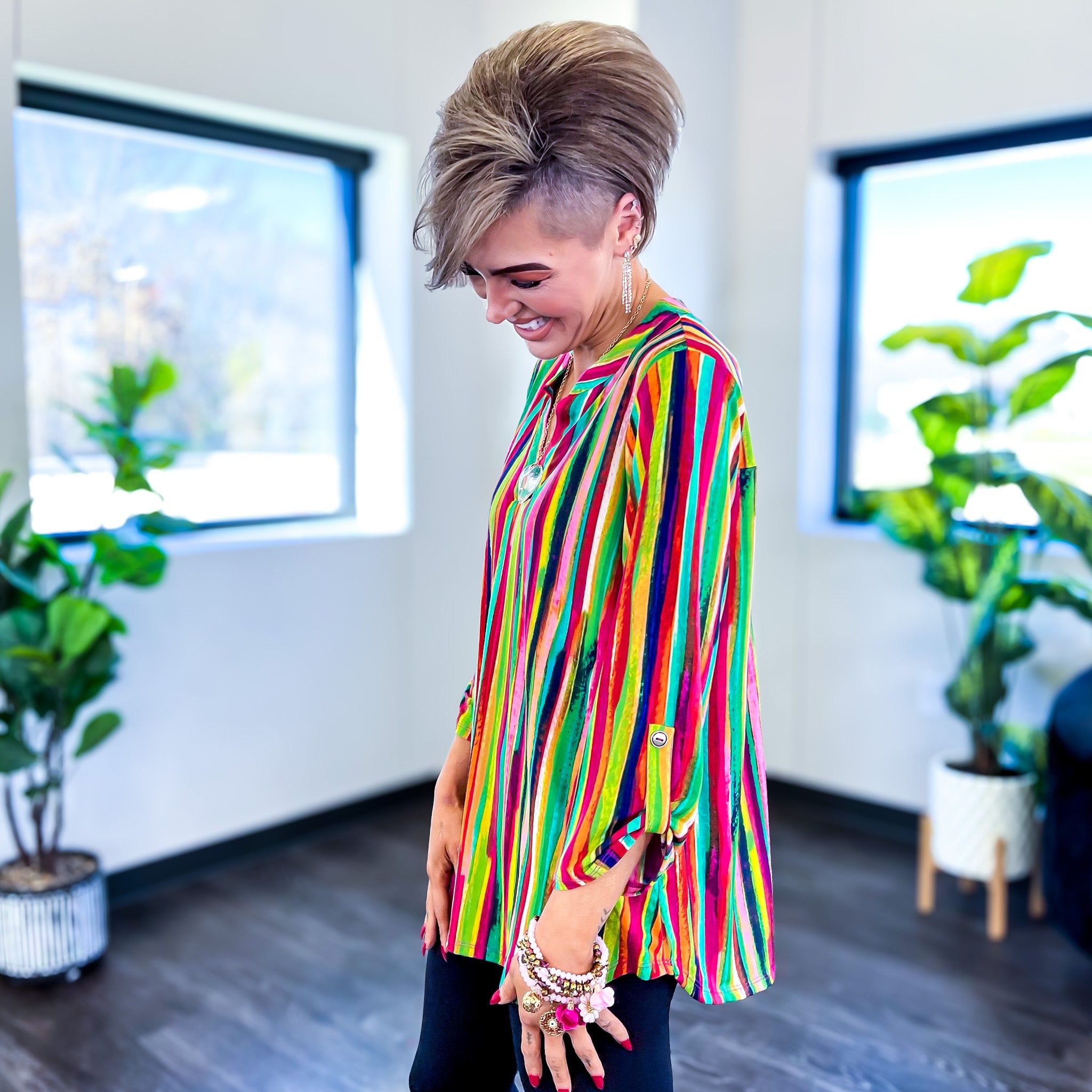 Multi Stripe Lizzy Top sold by ZZs product image thumbnail 5