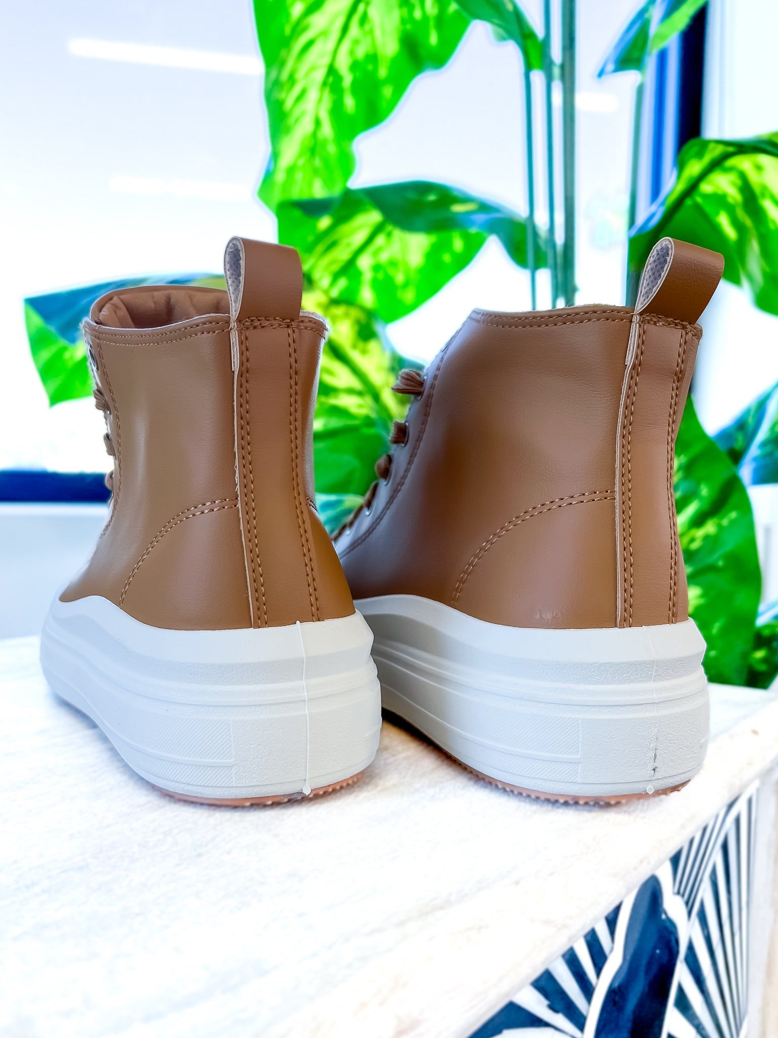 Tan High Top Sneakers sold by ZZs product image thumbnail 9