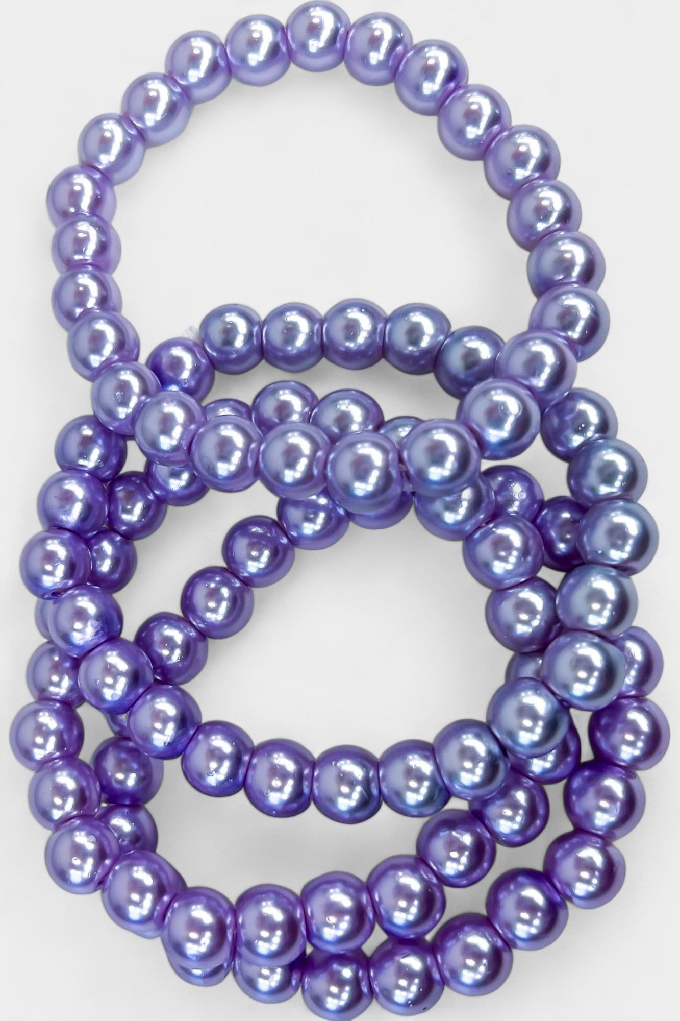 Lavender Pearl Stretch Bracelets sold by ZZs product image thumbnail 3