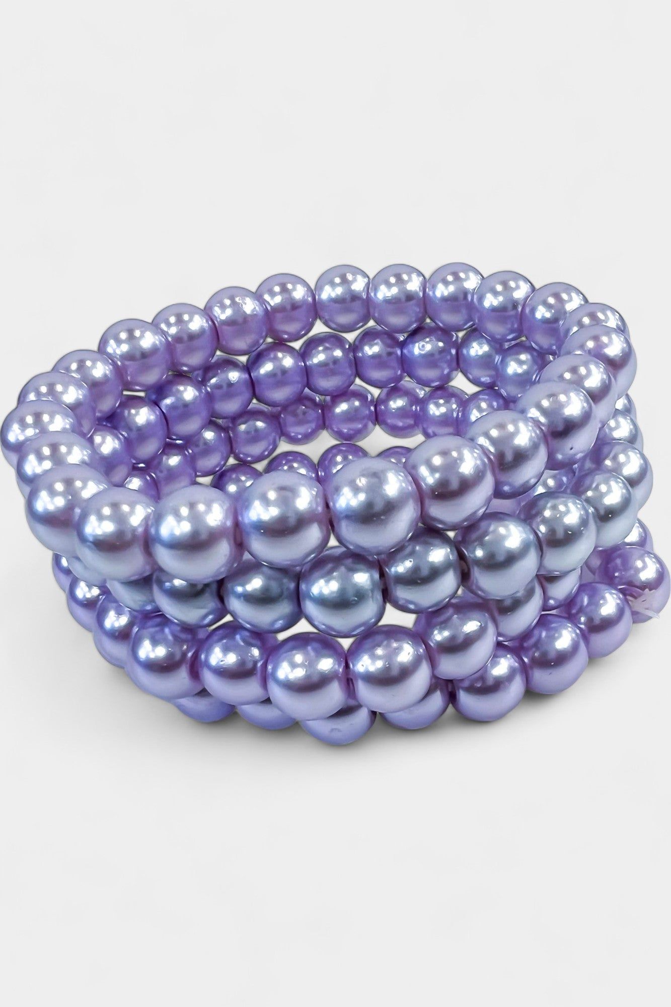 Lavender Pearl Stretch Bracelets sold by ZZs product image thumbnail 2