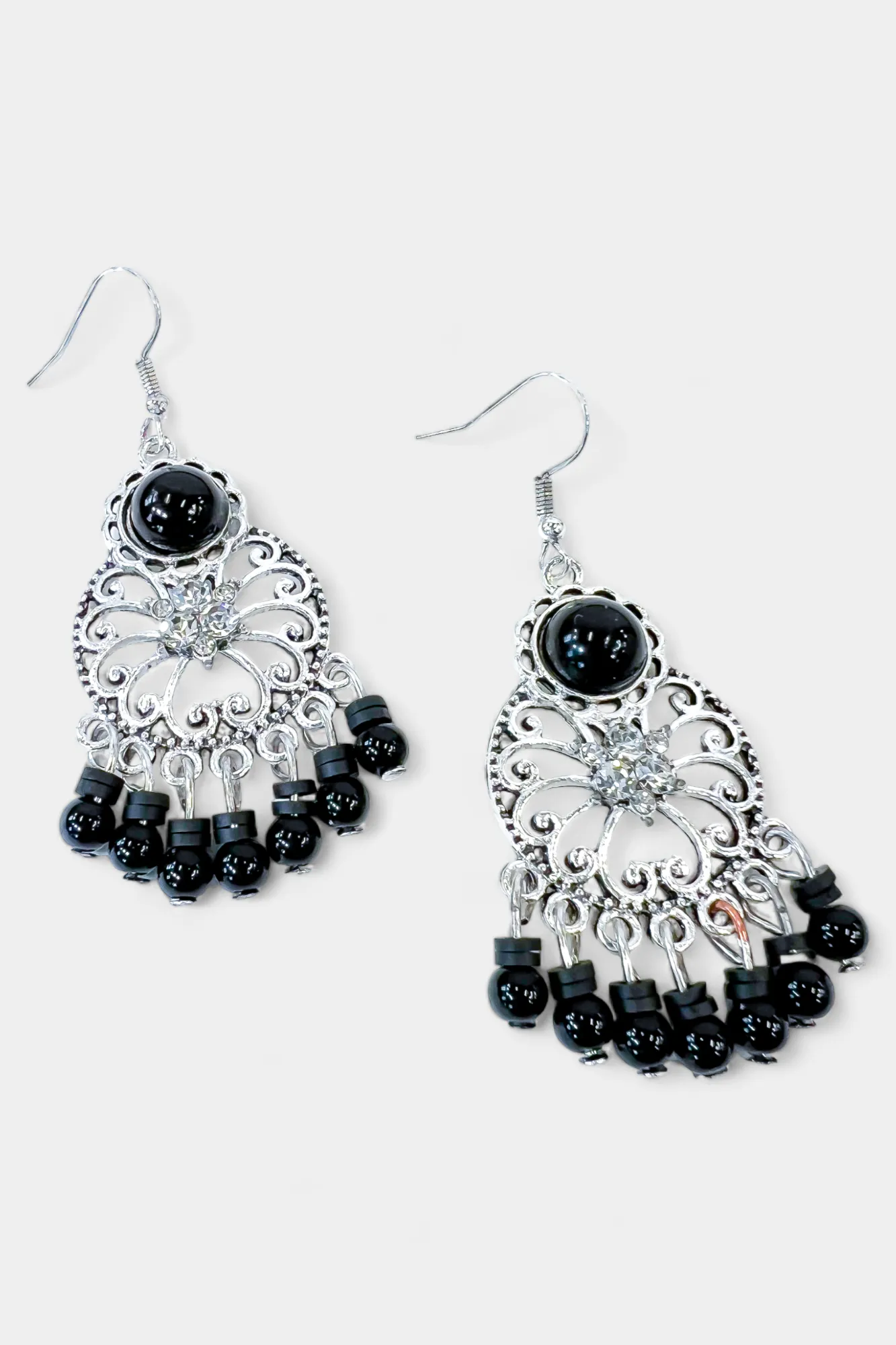 Black Bohemian Dream Catcher Earrings sold by ZZs product image thumbnail 2