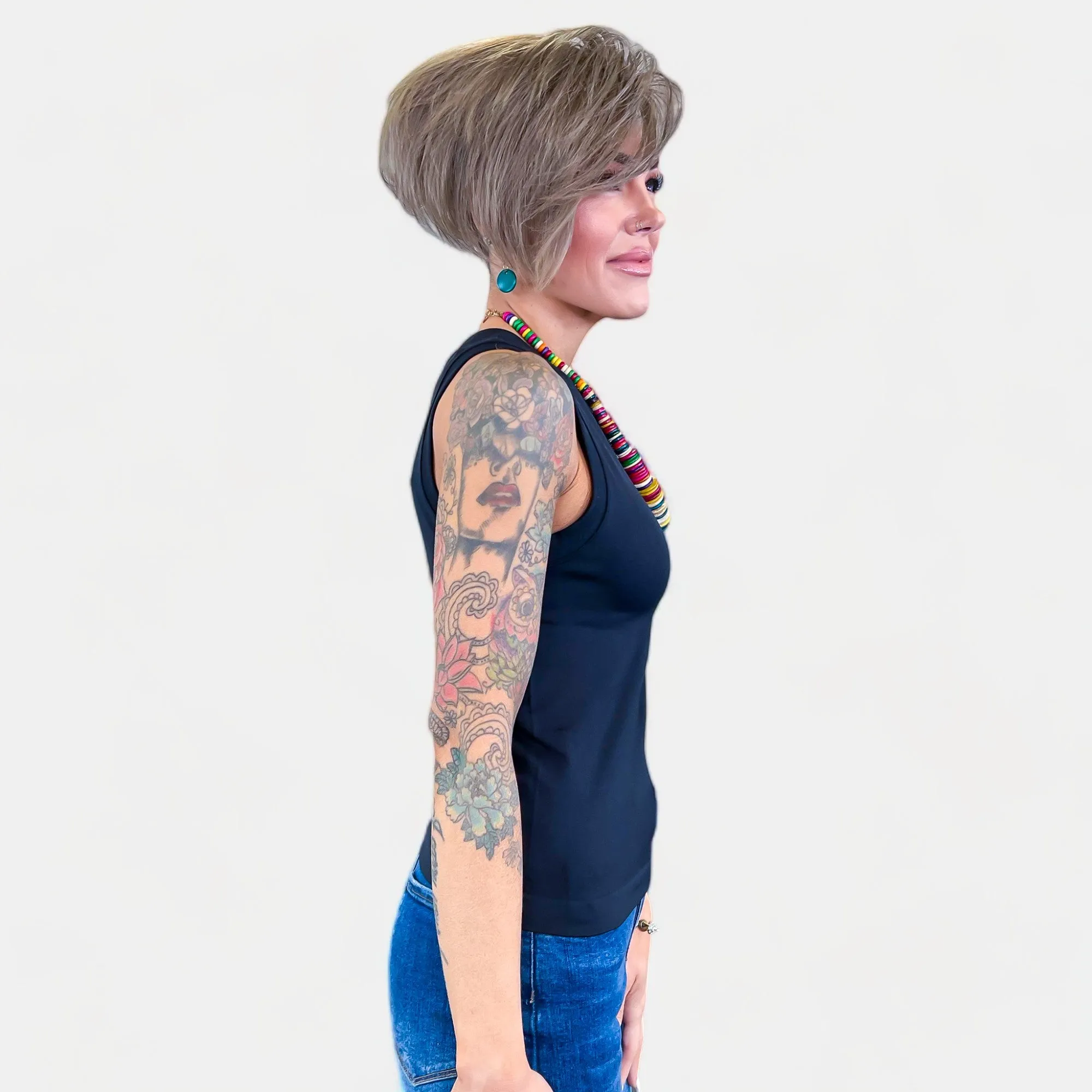 Black Smooth Layering Tank sold by ZZs product image thumbnail 5