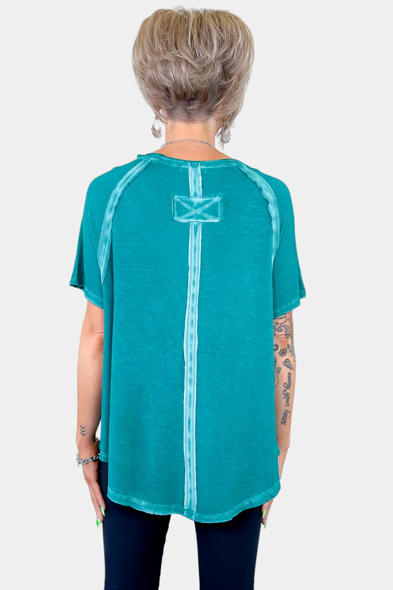 Boat Neck High Low Top sold by ZZs product image thumbnail 4