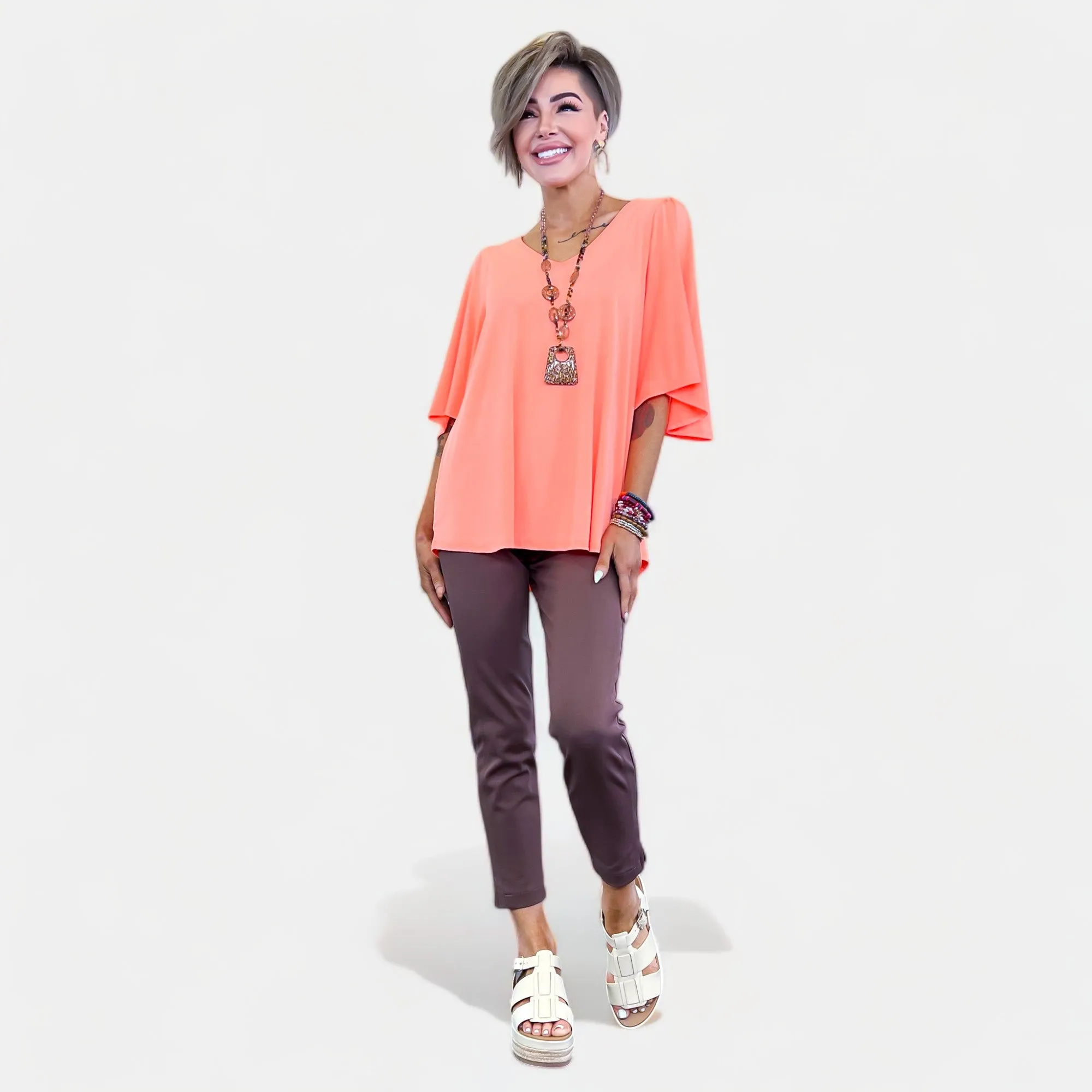 Neon Orange Cali Top sold by ZZs product image thumbnail 3
