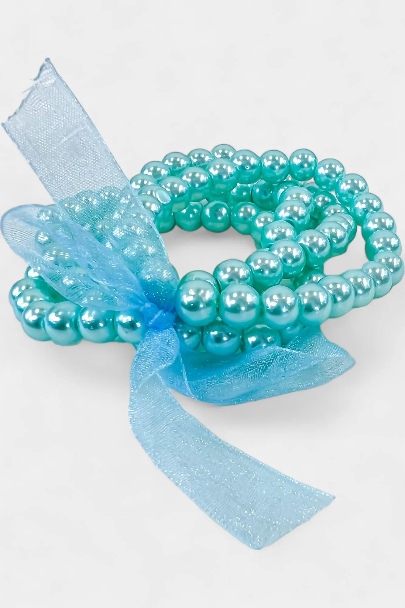 Mint Pearl Stretch Bracelets sold by ZZs