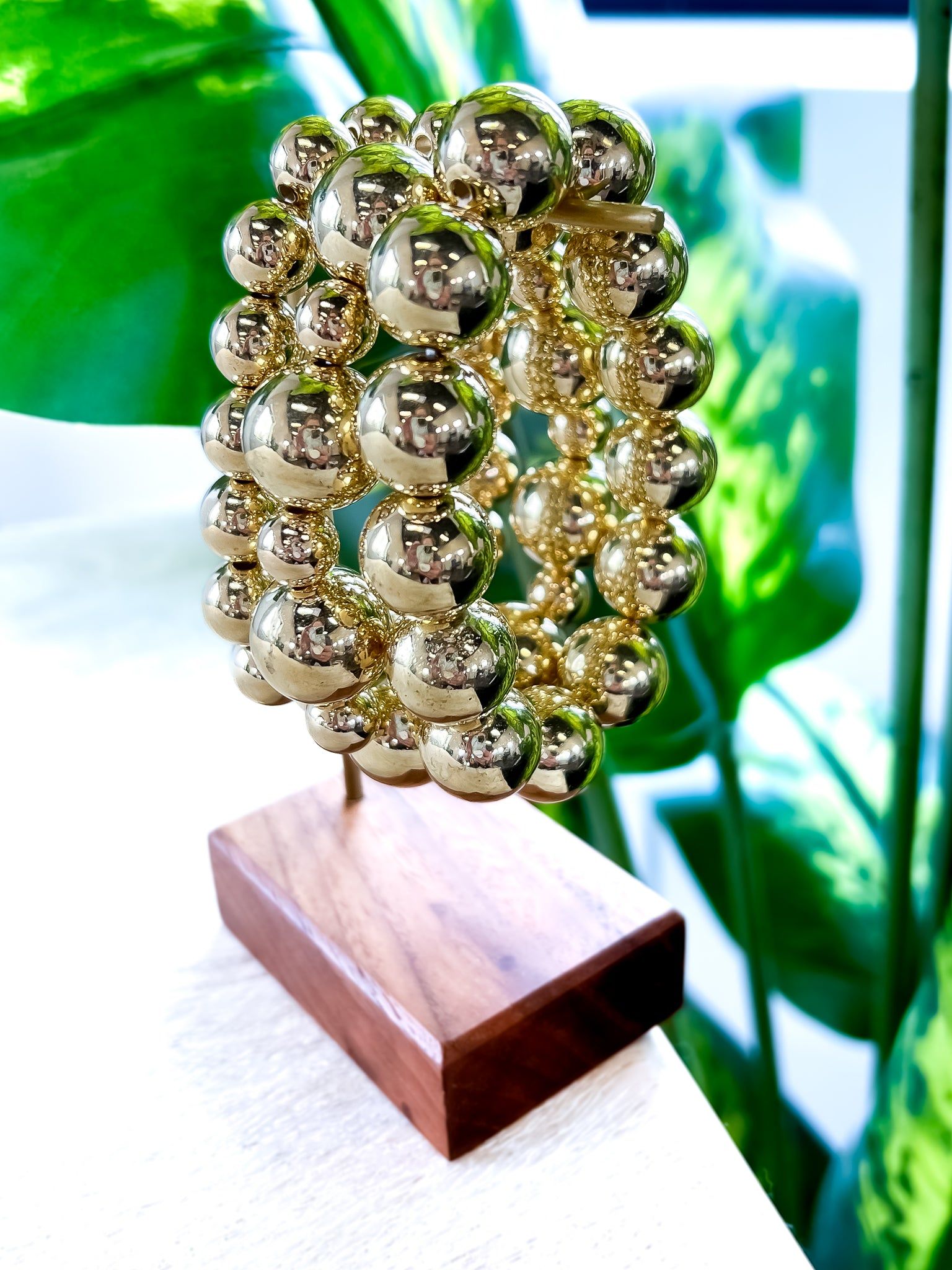 Pearl Stretch Bracelets | Gold sold by ZZs