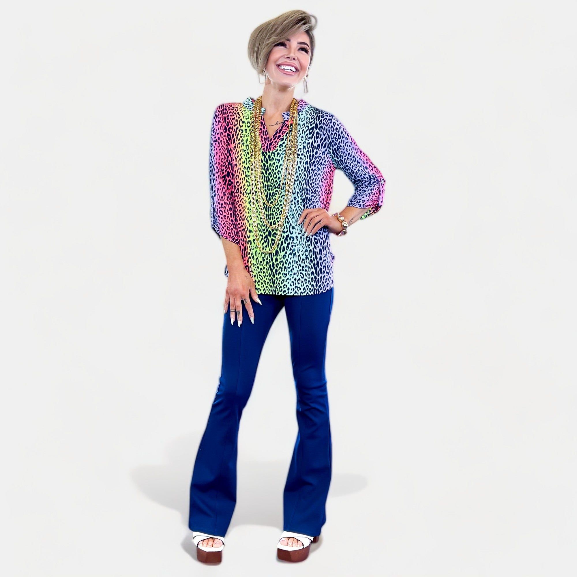 Ombre Animal Lizzy Top sold by ZZs product image thumbnail 4