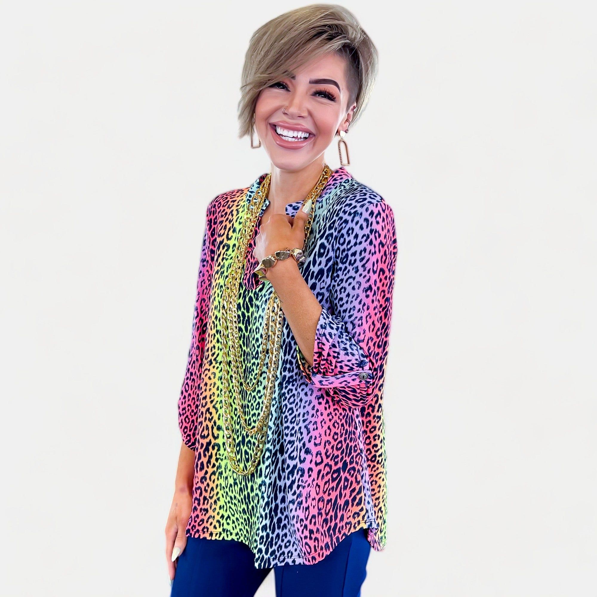 Ombre Animal Lizzy Top sold by ZZs product image thumbnail 3