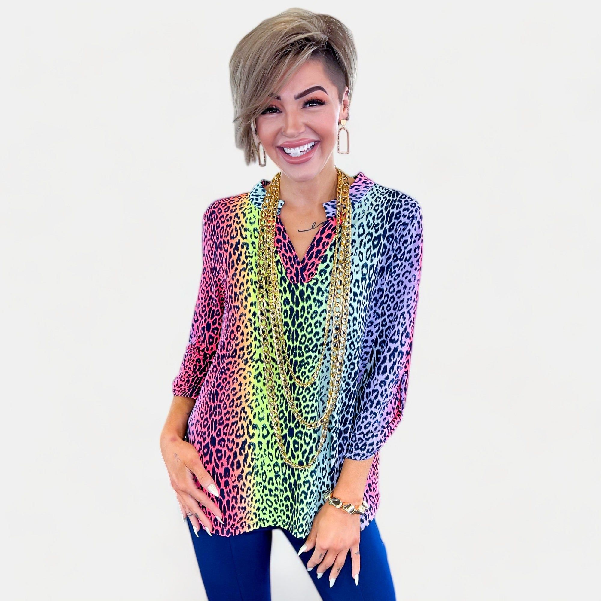 Ombre Animal Lizzy Top sold by ZZs product image thumbnail 5