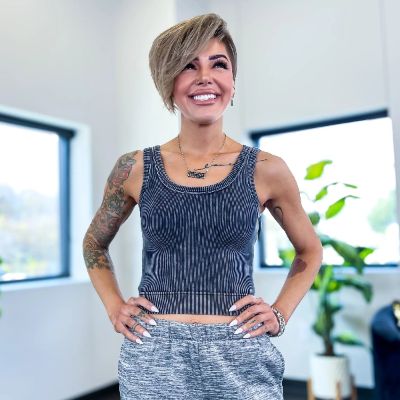 Ash Black Ribbed Cropped Tank sold by ZZs