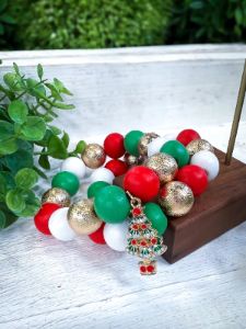 Christmas Tree Charm Bracelets sold by ZZs