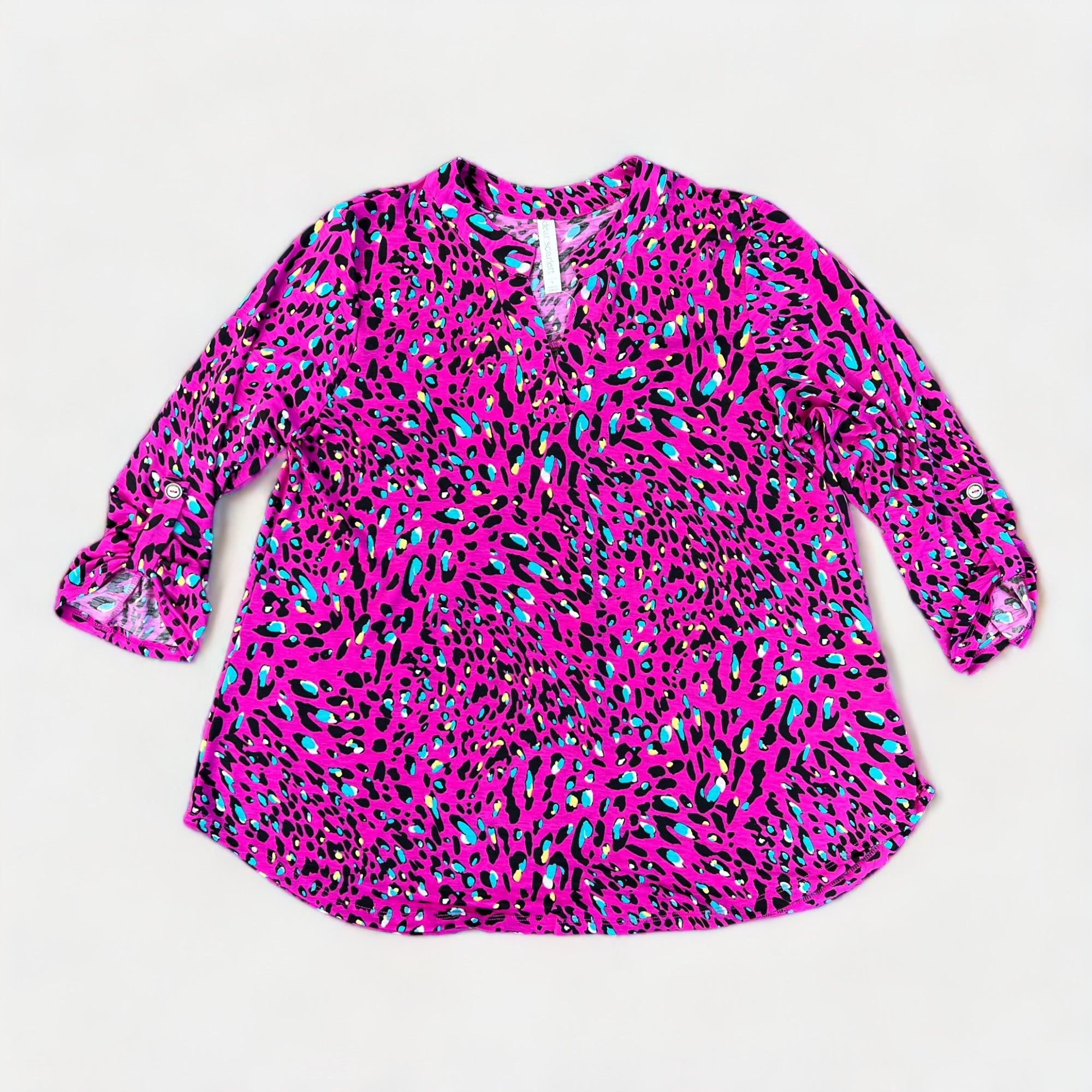 Magenta Animal Lizzy Top sold by ZZs