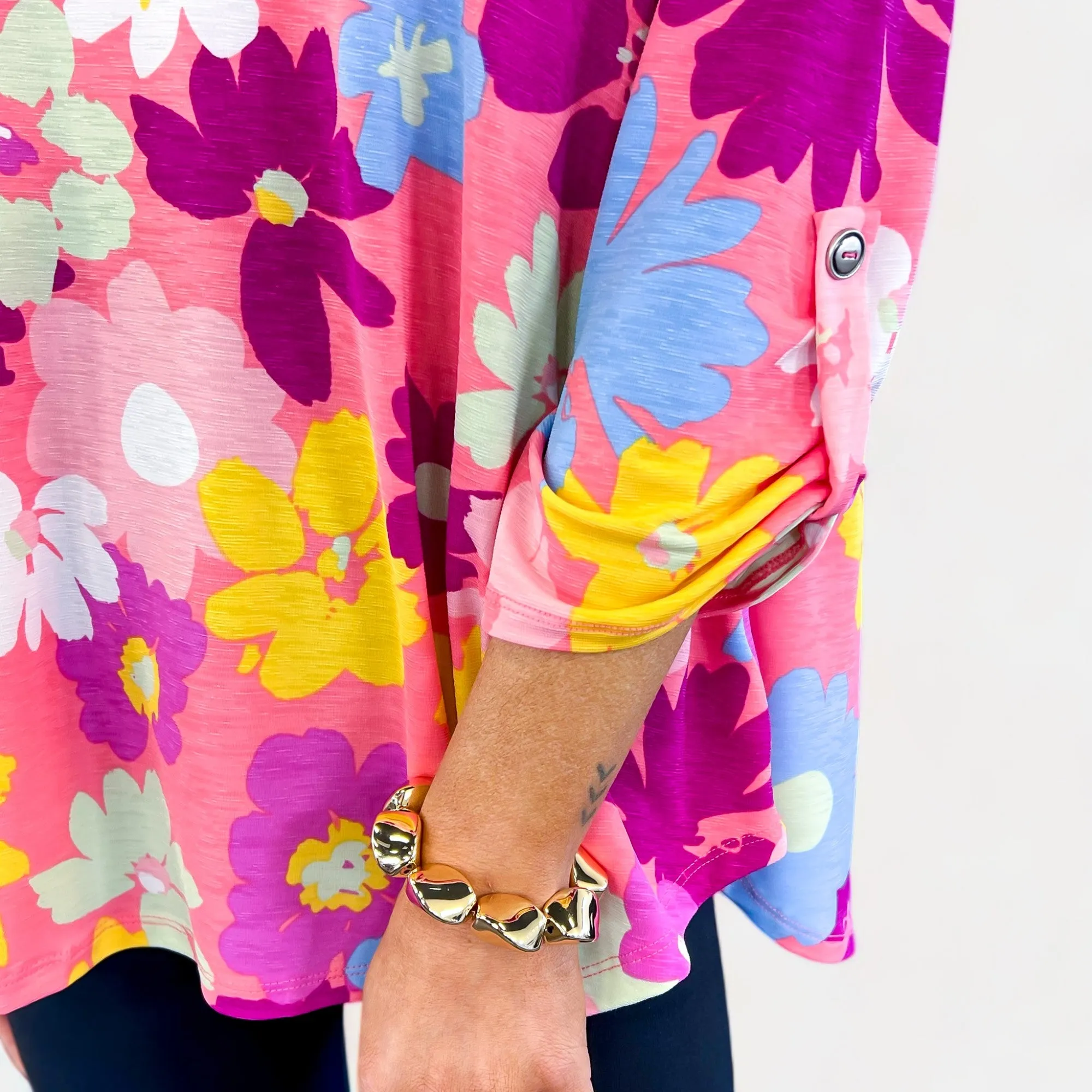 Coral Floral Lizzy Top sold by ZZs product image thumbnail 5