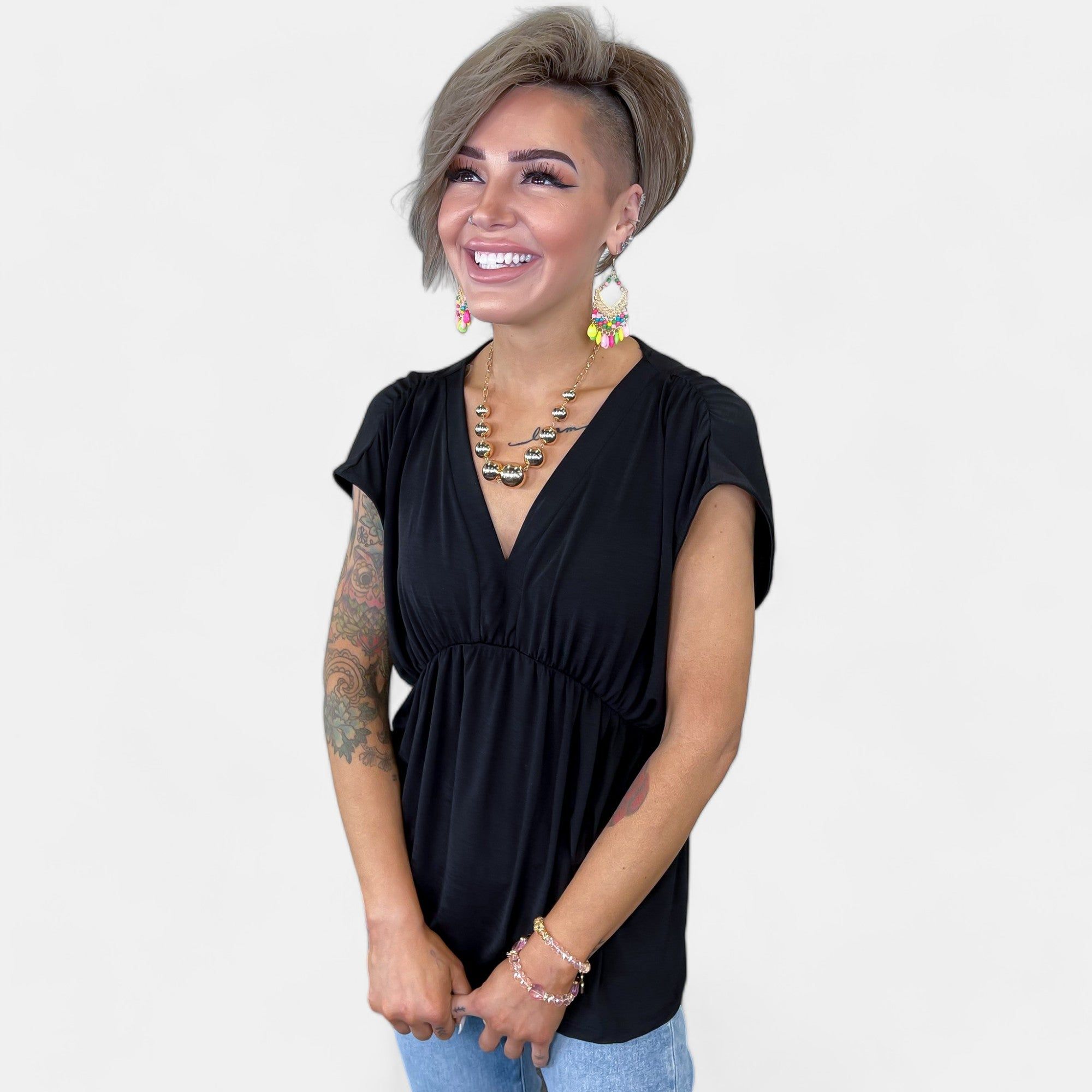 Multi Teardrop Stone Earrings sold by ZZs product image thumbnail 2